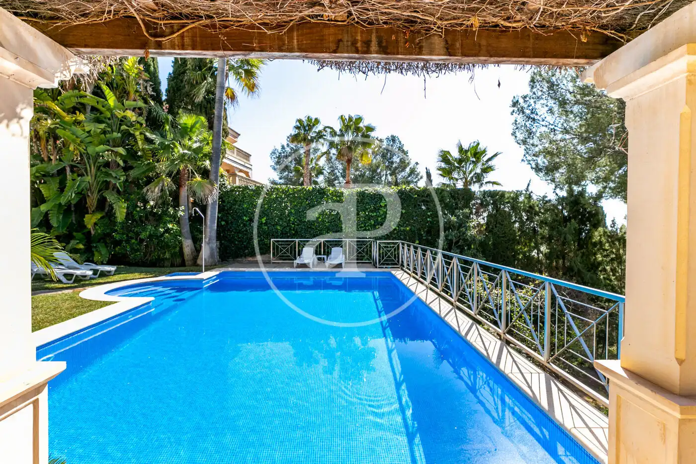 Swimming pool of Houses for rent in Bunyola  with Air Conditioner, Heating and Private garden