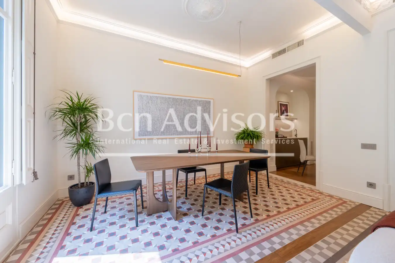 Menjador de Apartament en venda en Barcelona amb Aire condicionat, Calefacció i Terrassa