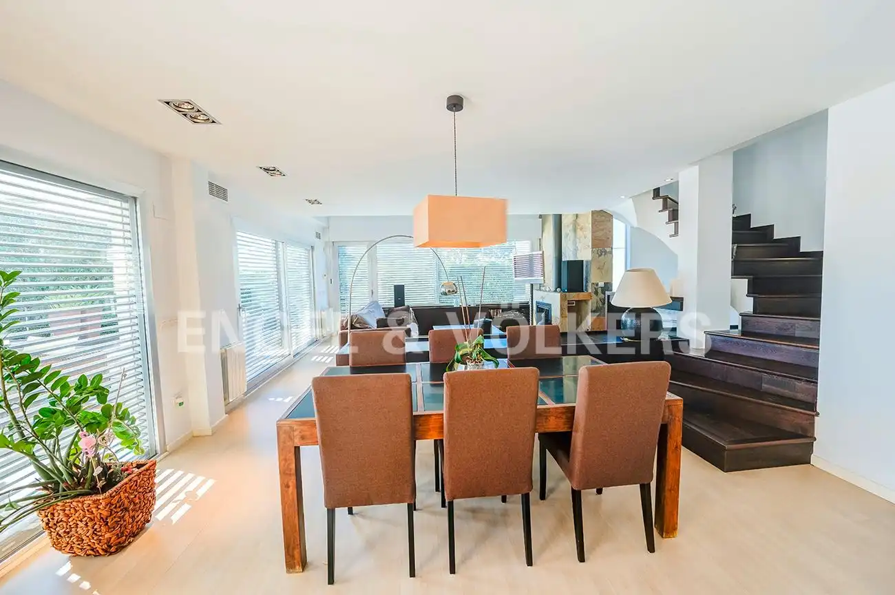 Dining room of Houses for sale in Sant Joan d'Alacant  with Air Conditioner, Private garden and Terrace