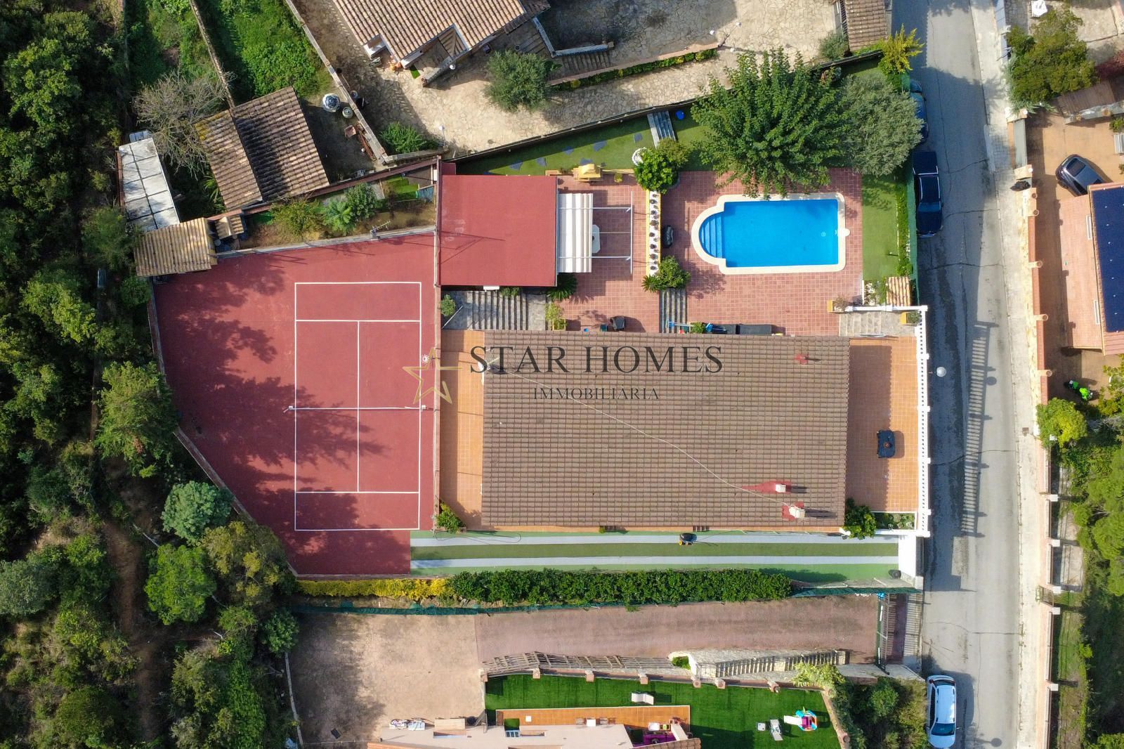 Exterior view of House or chalet for sale in Sant Fost de Campsentelles  with Air Conditioner, Heating and Terrace