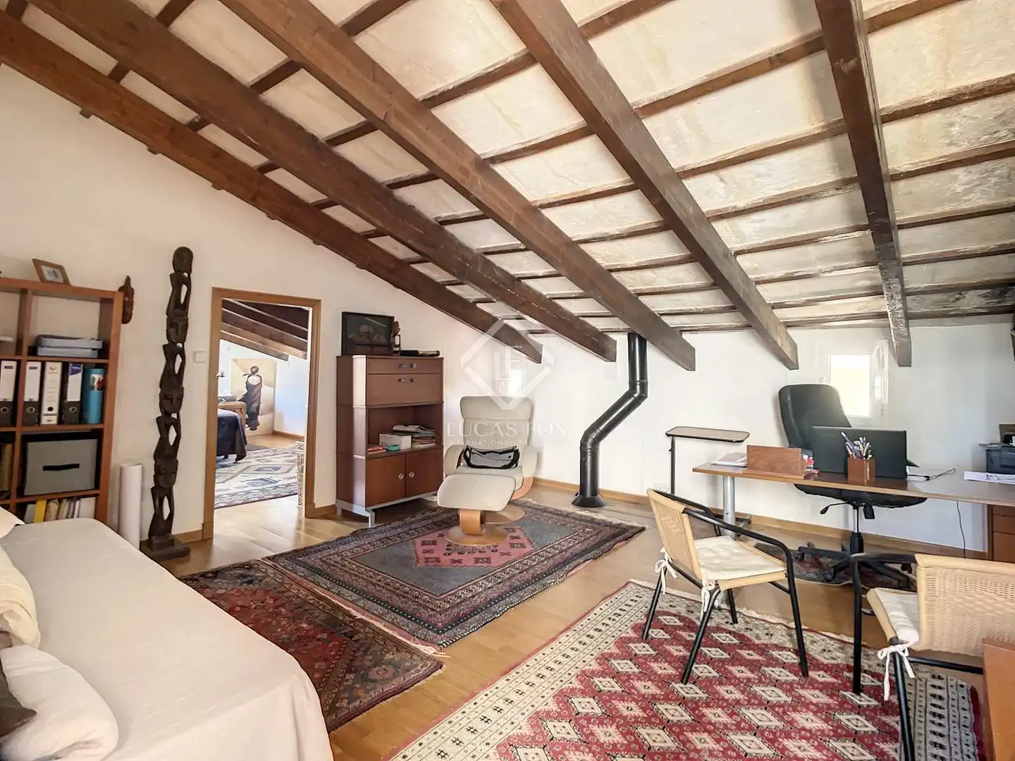 Living room of Houses for sale in Maó - Mahón  with Air Conditioner, Heating and Parquet flooring
