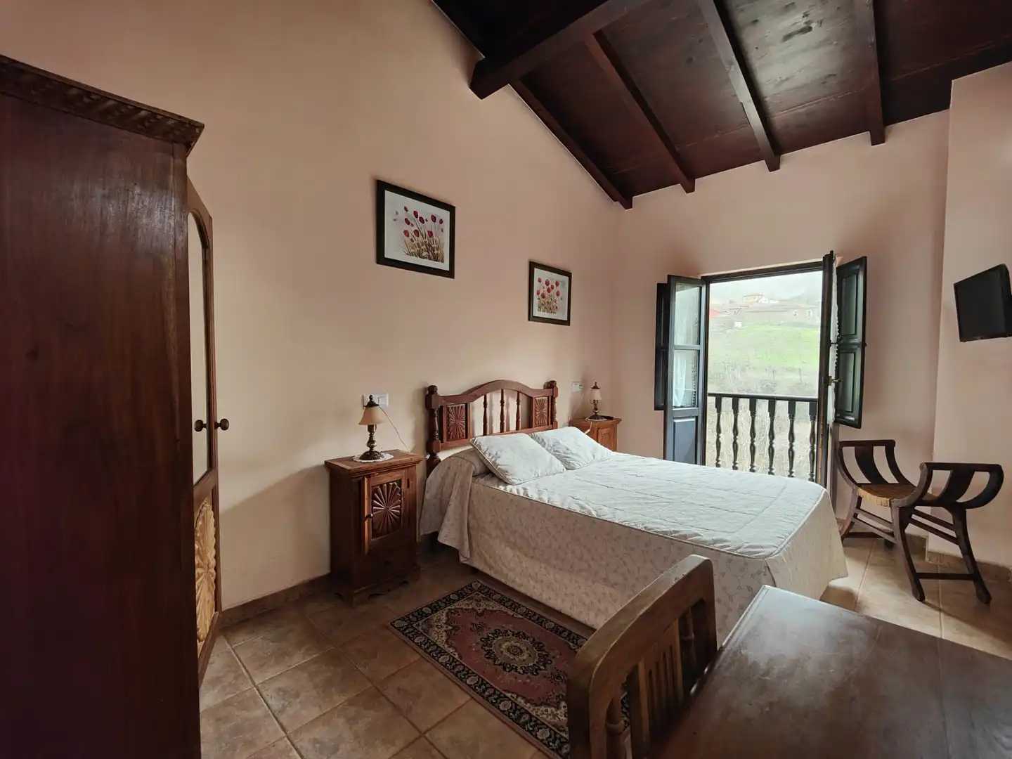 Habitación de Casa o chalet en venta en Quirós con Jardín privado, Amueblado y Balcón