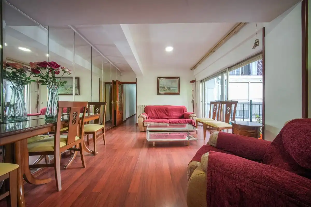 Living room of Flat for sale in Madrid  with Heating, Private garden and Terrace