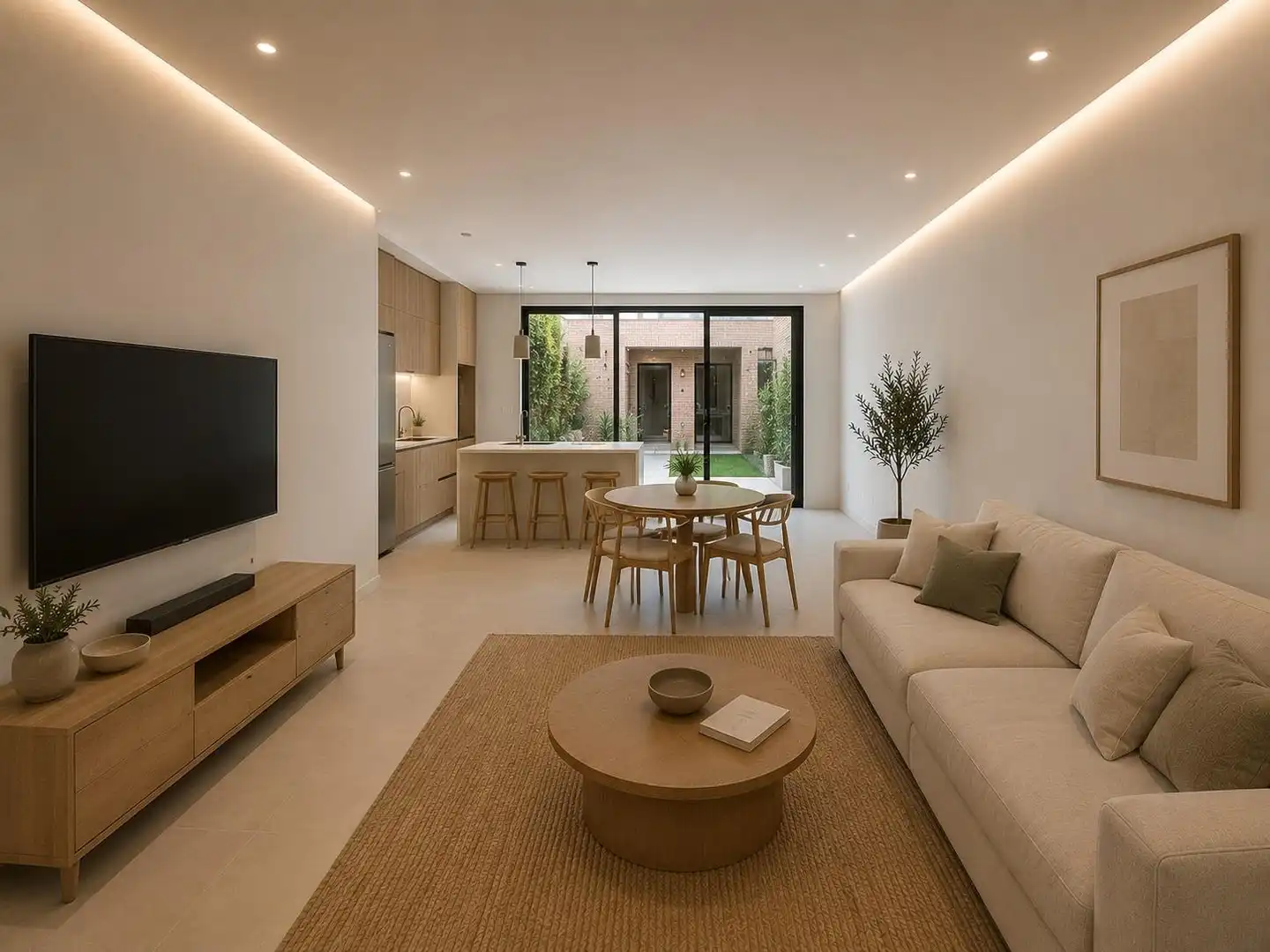 Sala d'estar de Pis en venda en Terrassa amb Aire condicionat, Parquet i Terrassa