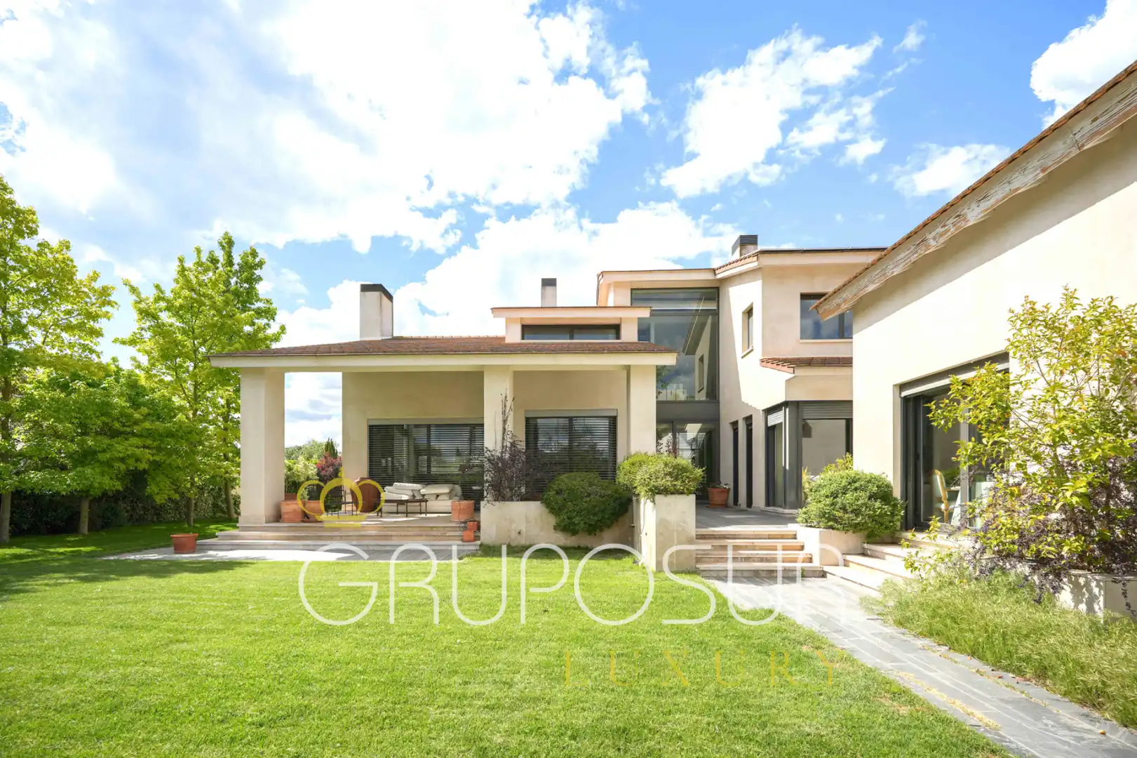 Garden of Houses for sale in Simancas  with Air Conditioner, Heating and Private garden
