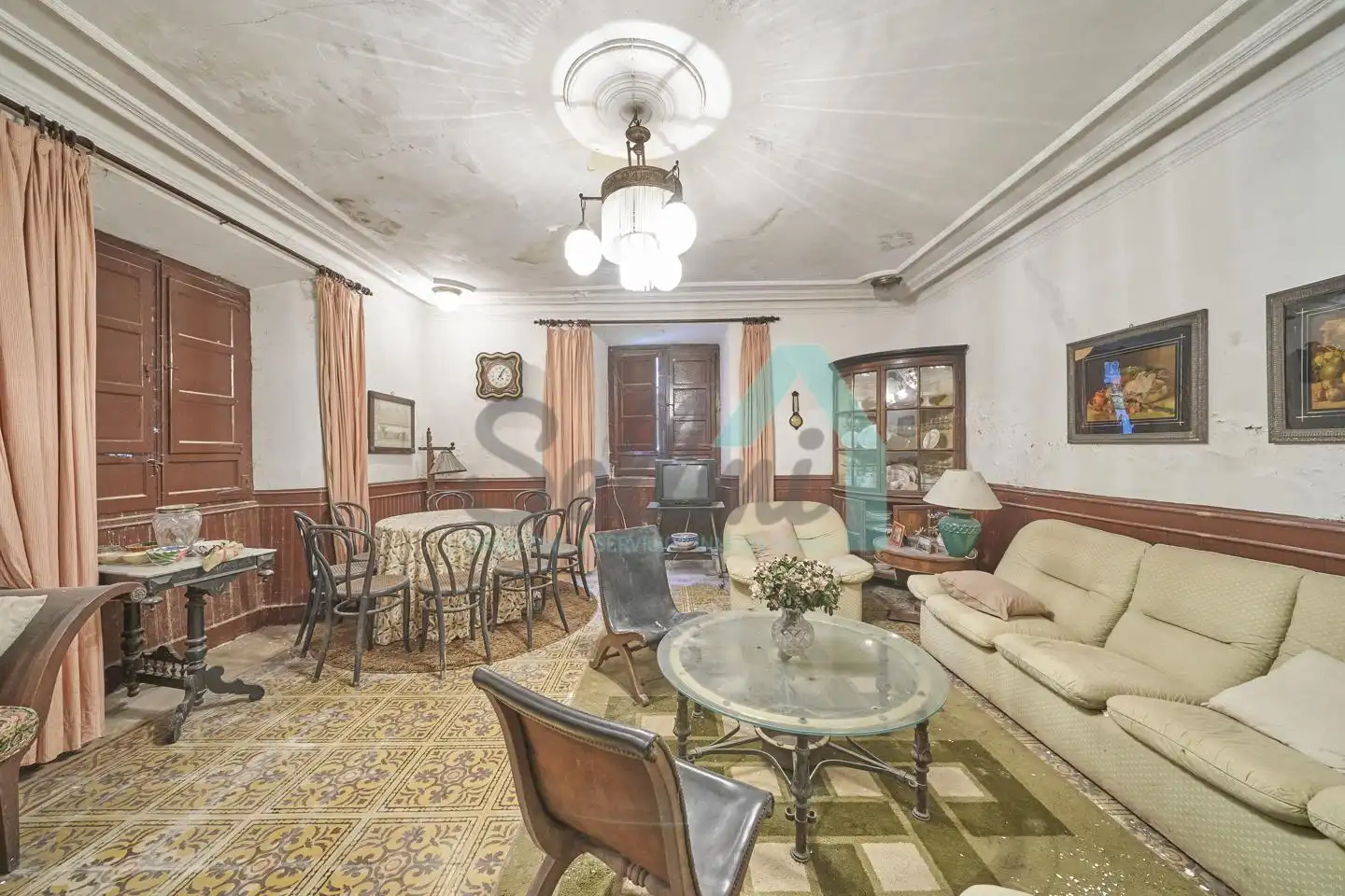 Sala de estar de Casa o chalet en venta en Oviedo  con Jardín privado, Parquet y Terraza