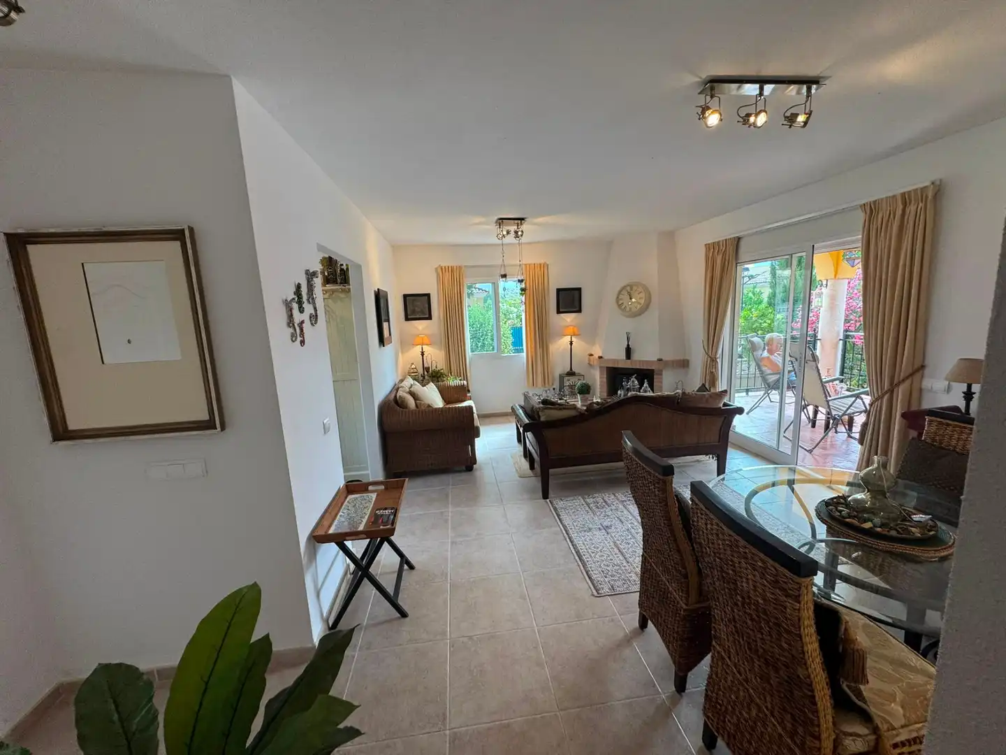 Living room of Houses for sale in Castalla  with Private garden, Terrace and Furnished