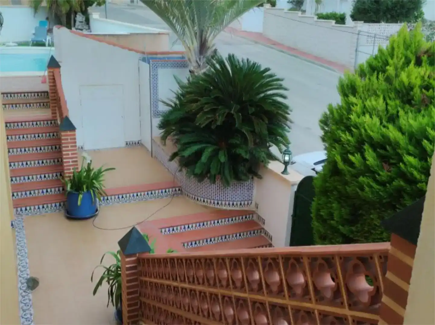 Terrassa de Dúplex de lloguer en Águilas amb Aire condicionat, Jardí privat i Piscina