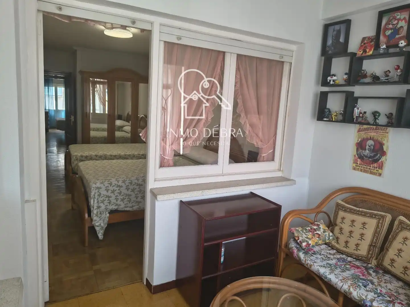 Schlafzimmer von Wohnung zum Verkauf in Cudillero mit Parkett, Terrasse und Möbliert