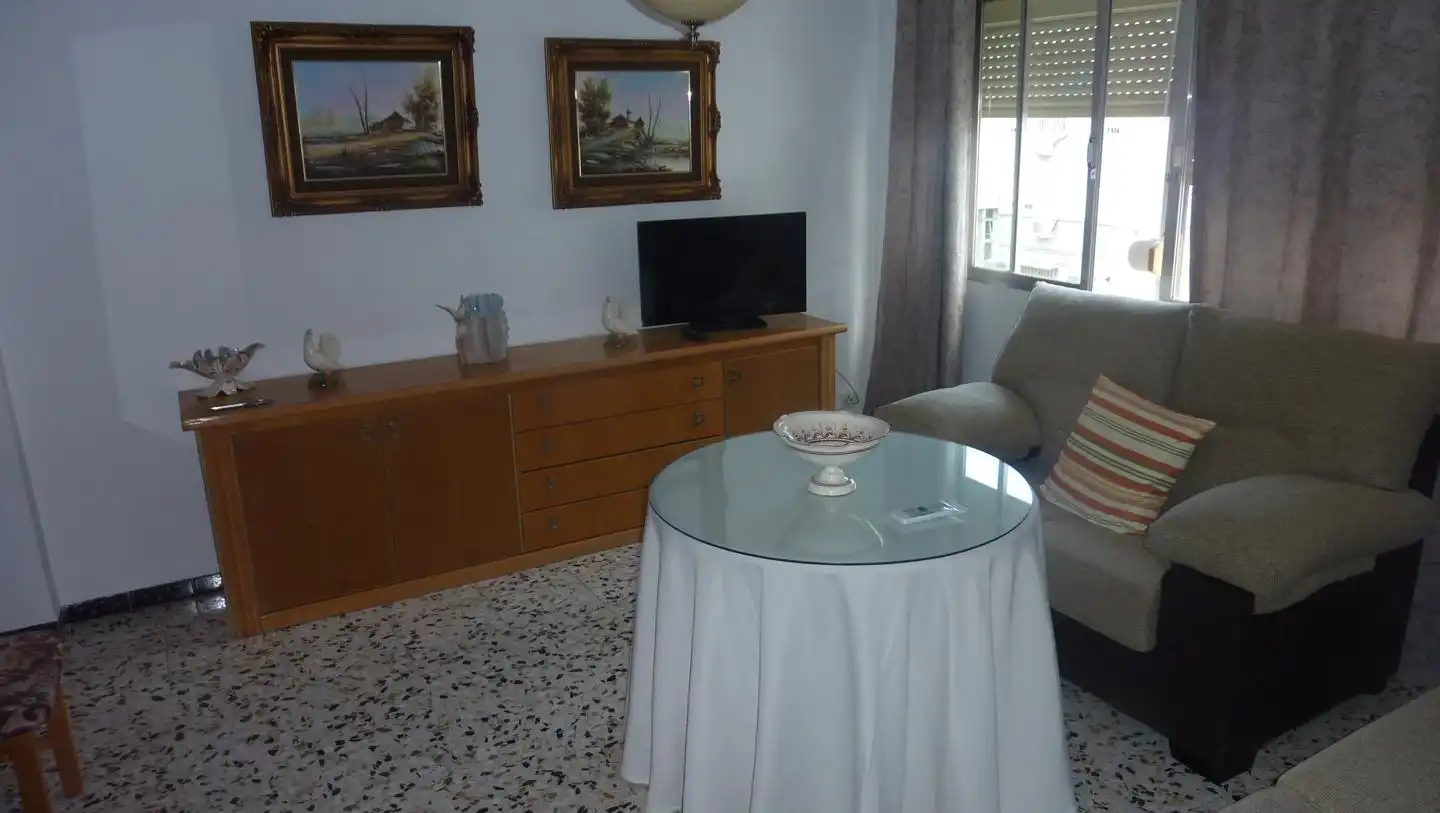 Sala de estar de Piso de alquiler en Sevilla con Amueblado