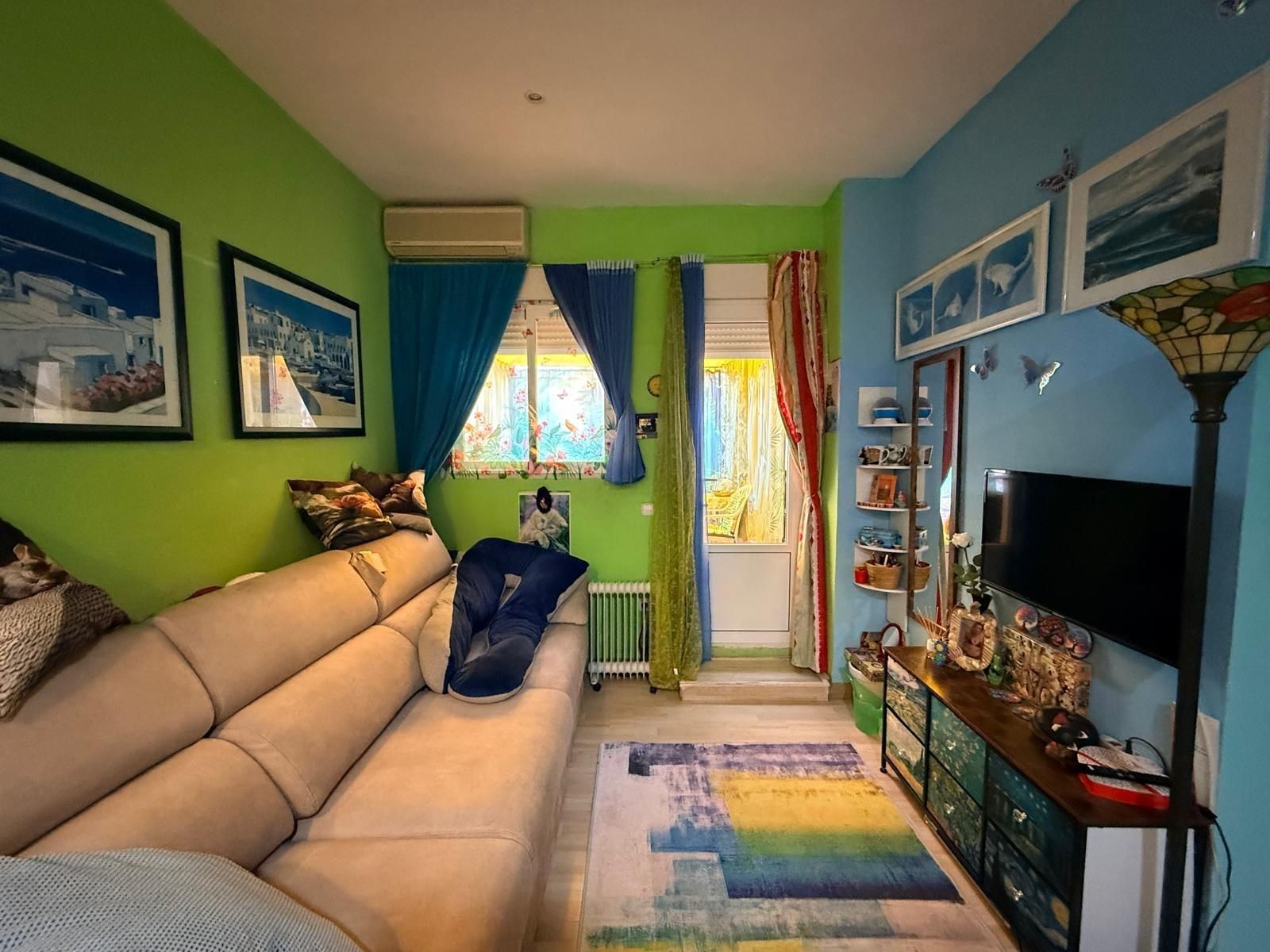 Living room of Apartment for sale in Benidorm  with Air Conditioner, Terrace and Community pool