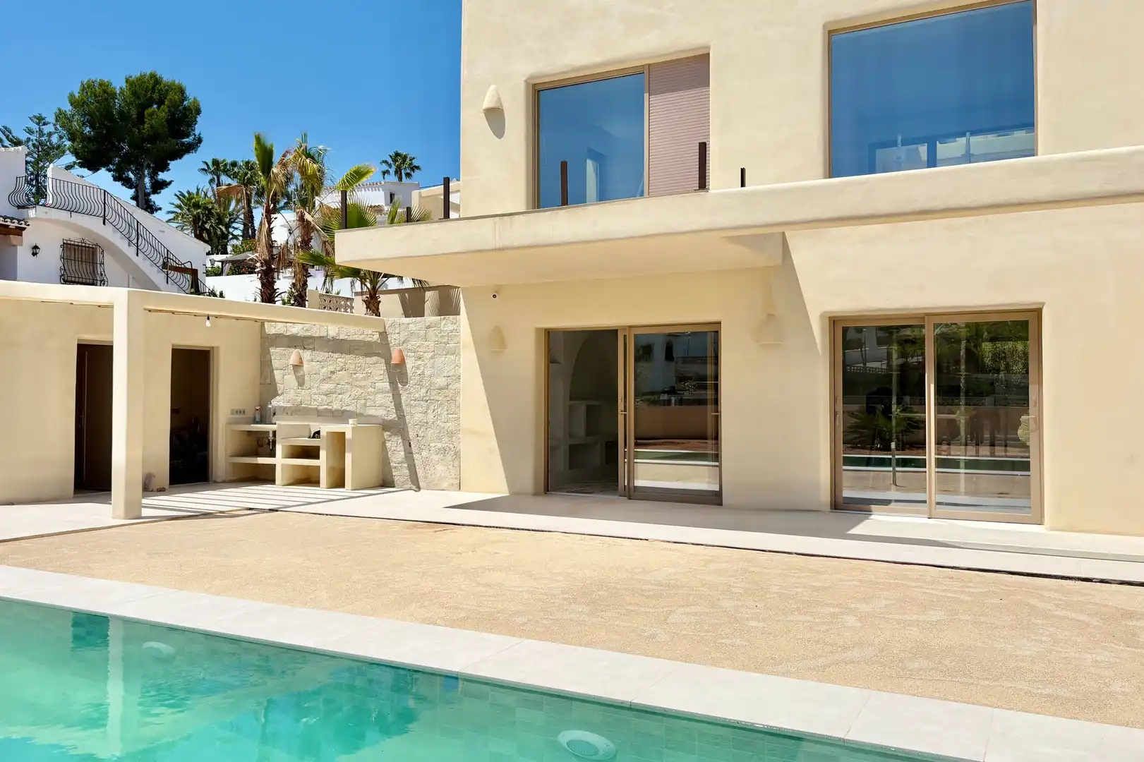 Exterior view of Houses for sale in Jávea / Xàbia  with Air Conditioner, Heating and Private garden