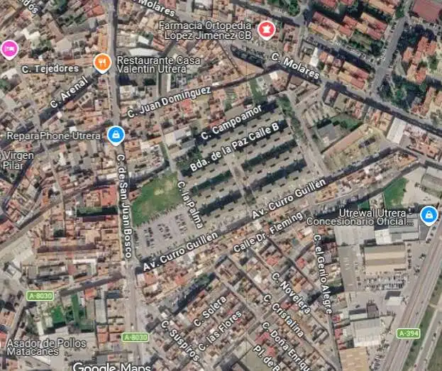 Vista exterior de Piso en venta en Utrera
