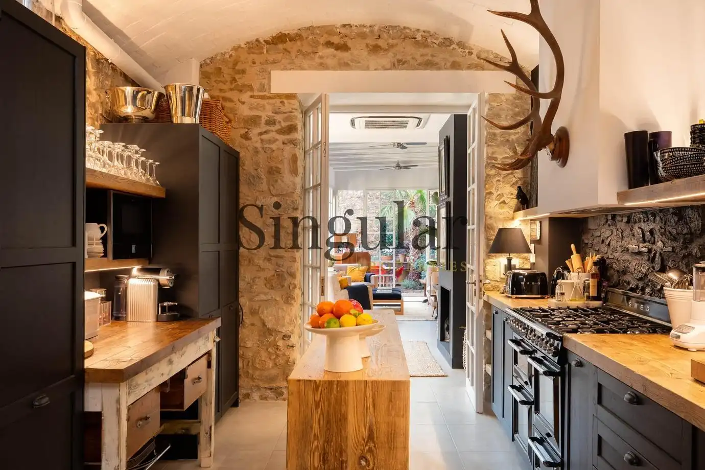 Kitchen of Country homes for sale in Corçà  with Air Conditioner, Heating and Private garden