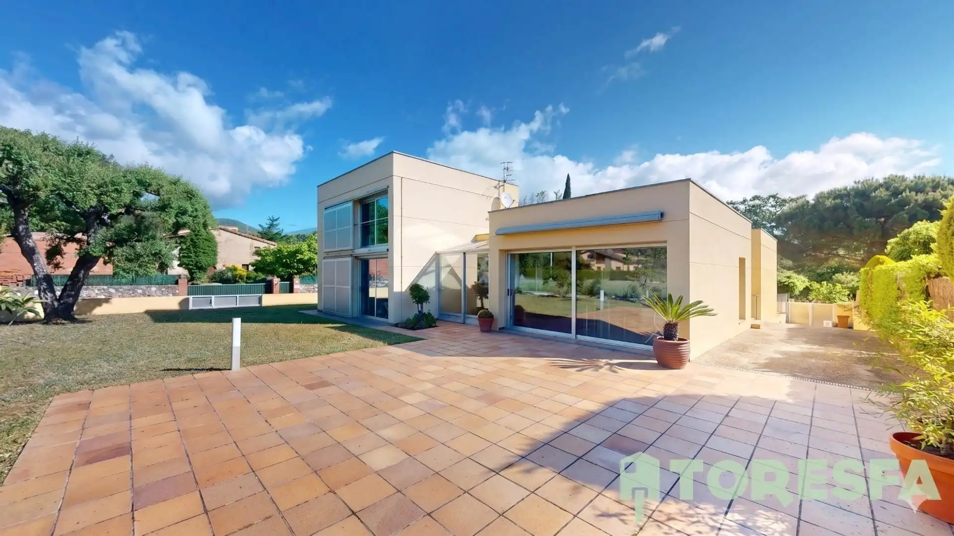 Exterior view of Houses for sale in Sant Esteve de Palautordera  with Heating
