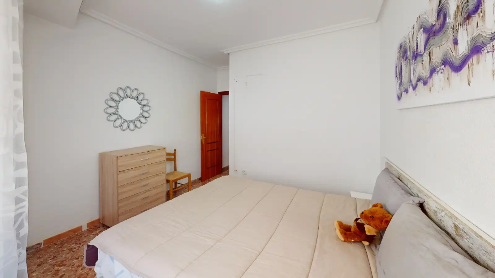 Bedroom of Flat for sale in Elche / Elx  with Air Conditioner, Furnished and Oven