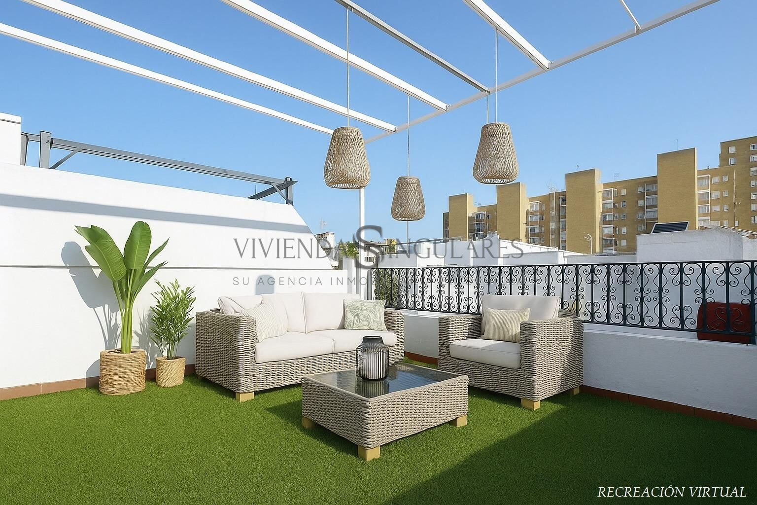 Terrassa de Casa o xalet en venda en  Sevilla Capital amb Terrassa i Balcó