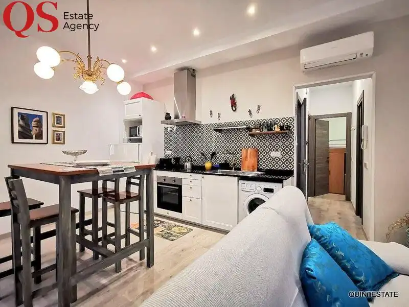Cocina de Piso de alquiler en Blanes con Aire acondicionado, Calefacción y Terraza