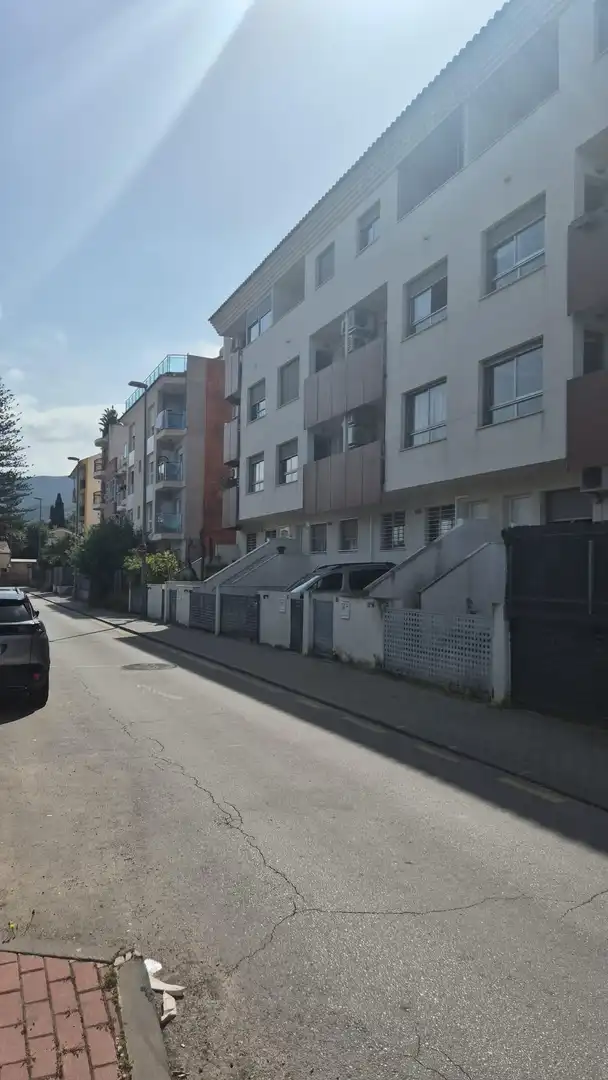 Vista exterior de Piso en venta en  Murcia Capital con Aire acondicionado, Jardín privado y Parquet