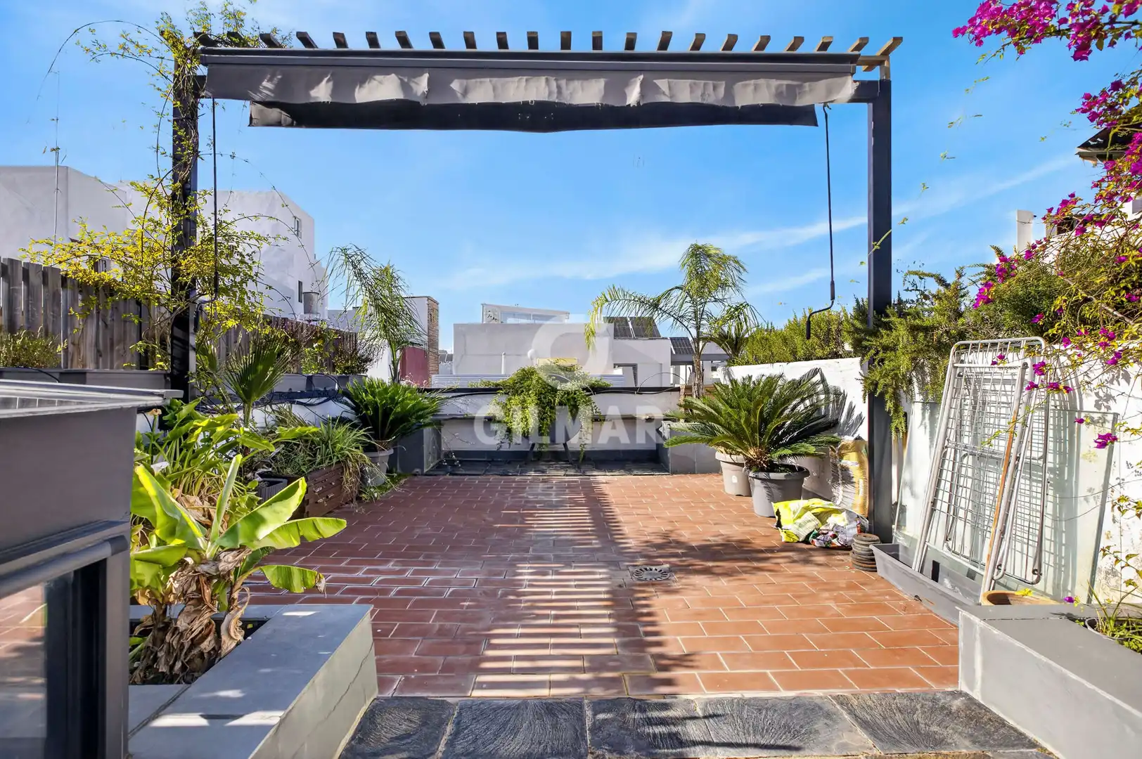 Terrace of Detached homes for sale in Sevilla  with Heating and Swimming Pool