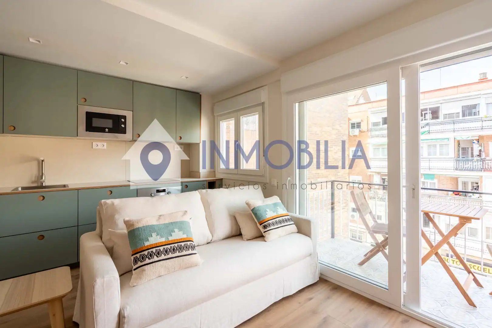 Bedroom of Flat for sale in Madrid  with Air Conditioner, Heating and Terrace