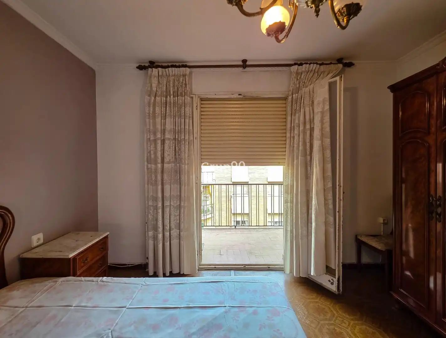 Schlafzimmer von Wohnung zum Verkauf in Lleida mit Heizung, Abstellraum und Balkon
