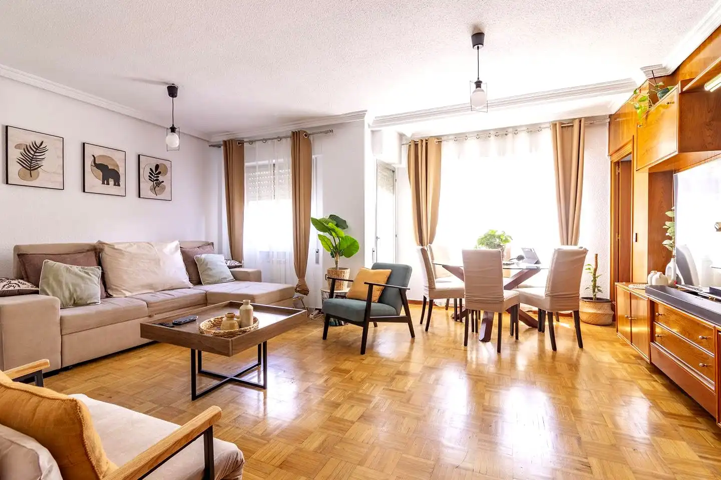 Wohnzimmer von Wohnung zum Verkauf in Alcorcón mit Heizung und Parkett