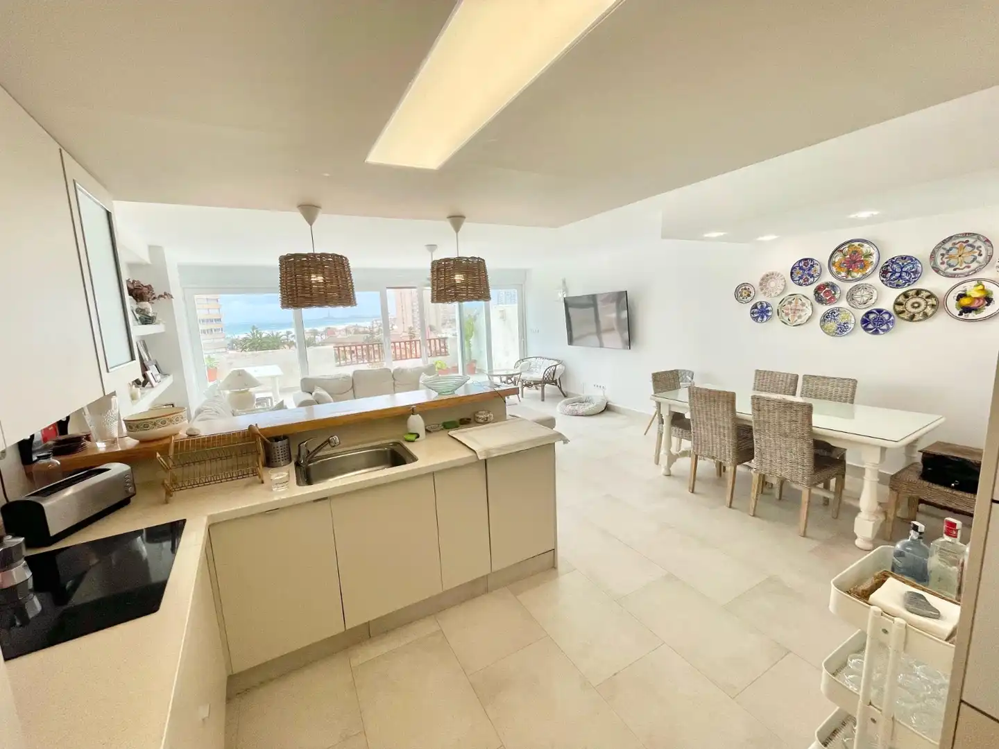 Kitchen of Houses for rent in La Manga del Mar Menor  with Air Conditioner, Heating and Terrace