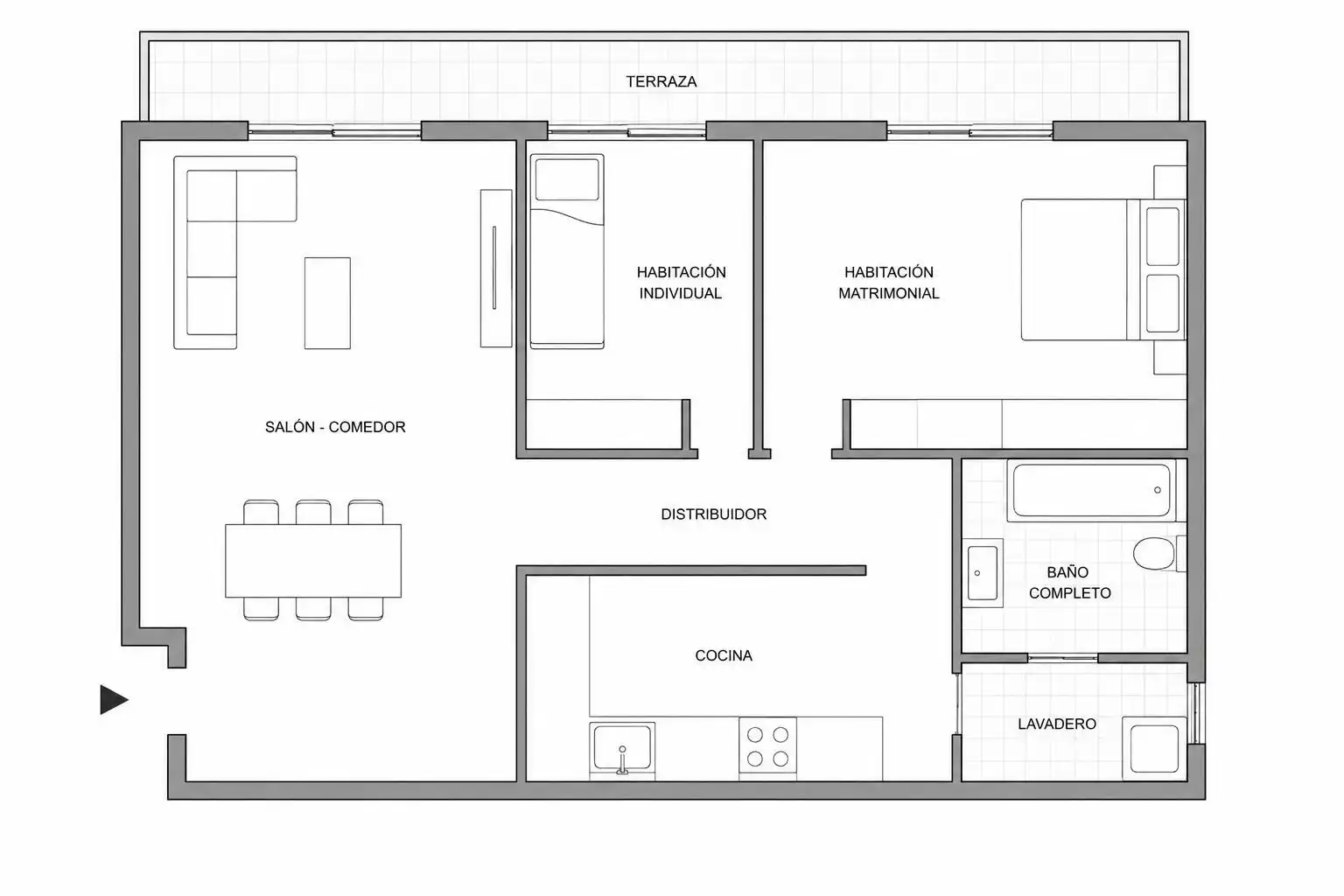 Wohnungen zum Verkauf in Sitges mit Heizung, Privatgarten und Terrasse