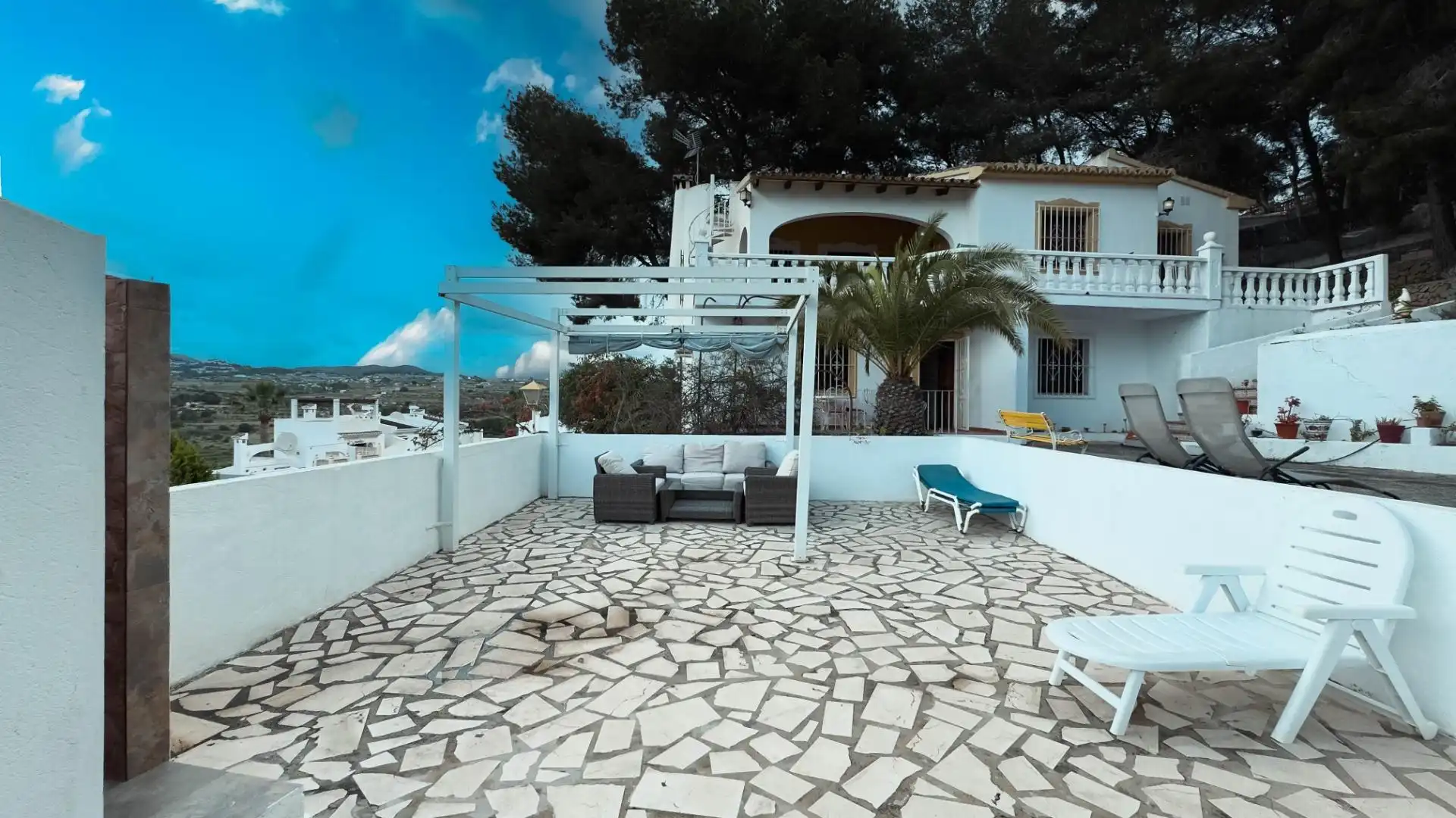 Jardín de Casa o chalet en venta en Moraira con Jardín privado, Terraza y Trastero