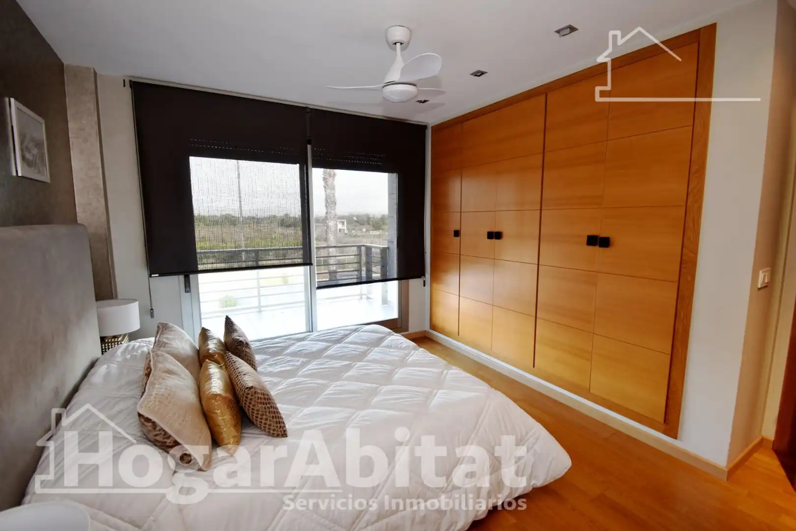 Bedroom of Detached homes for sale in Burriana / Borriana  with Air Conditioner, Heating and Private garden