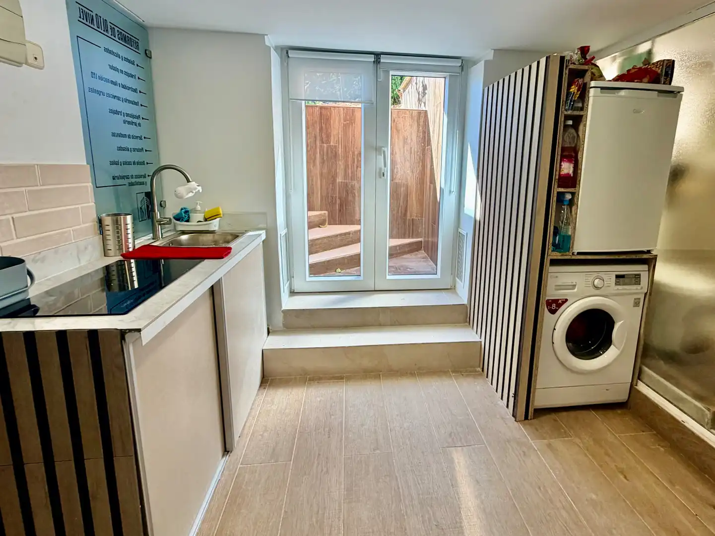 Cocina de Apartamento de alquiler en Torrelodones con Calefacción, Jardín privado y Terraza