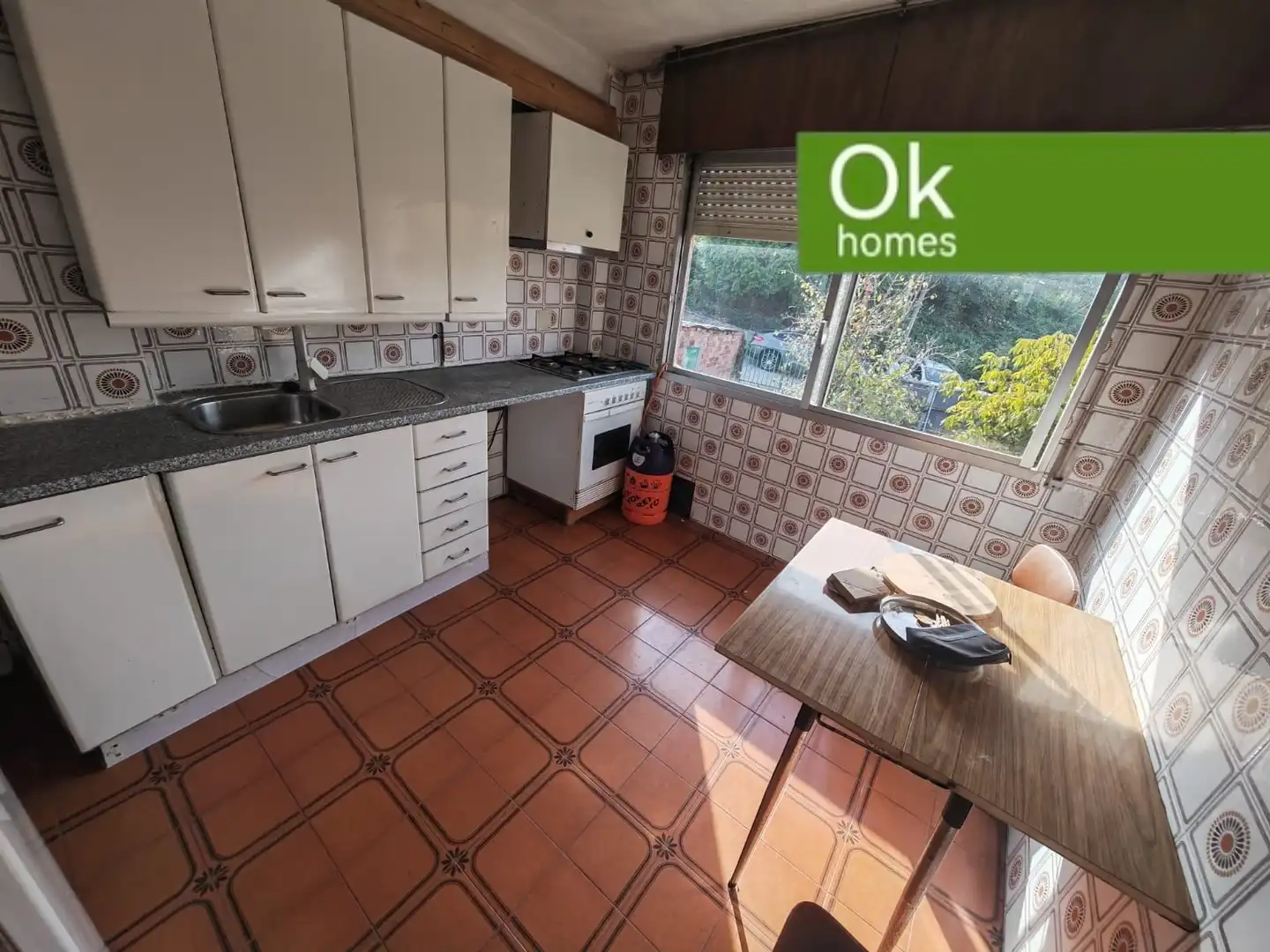 Cocina de Casa adosada en venta en A Coruña Capital  con Jardín privado