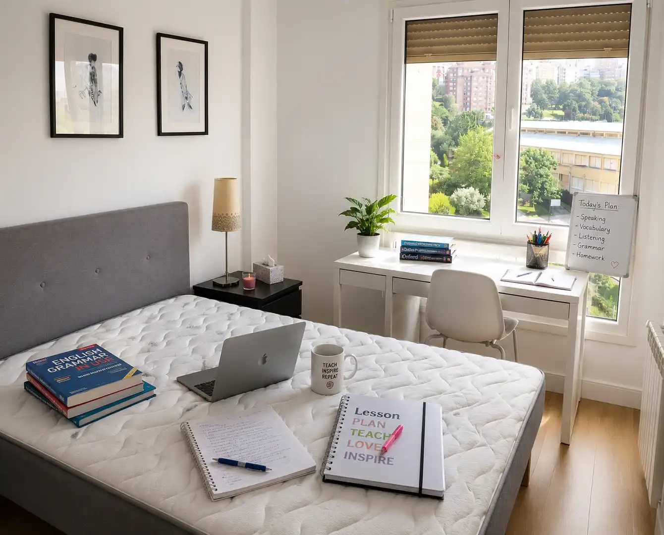 Habitación de Piso de alquiler en Santander con Calefacción, Terraza y Amueblado