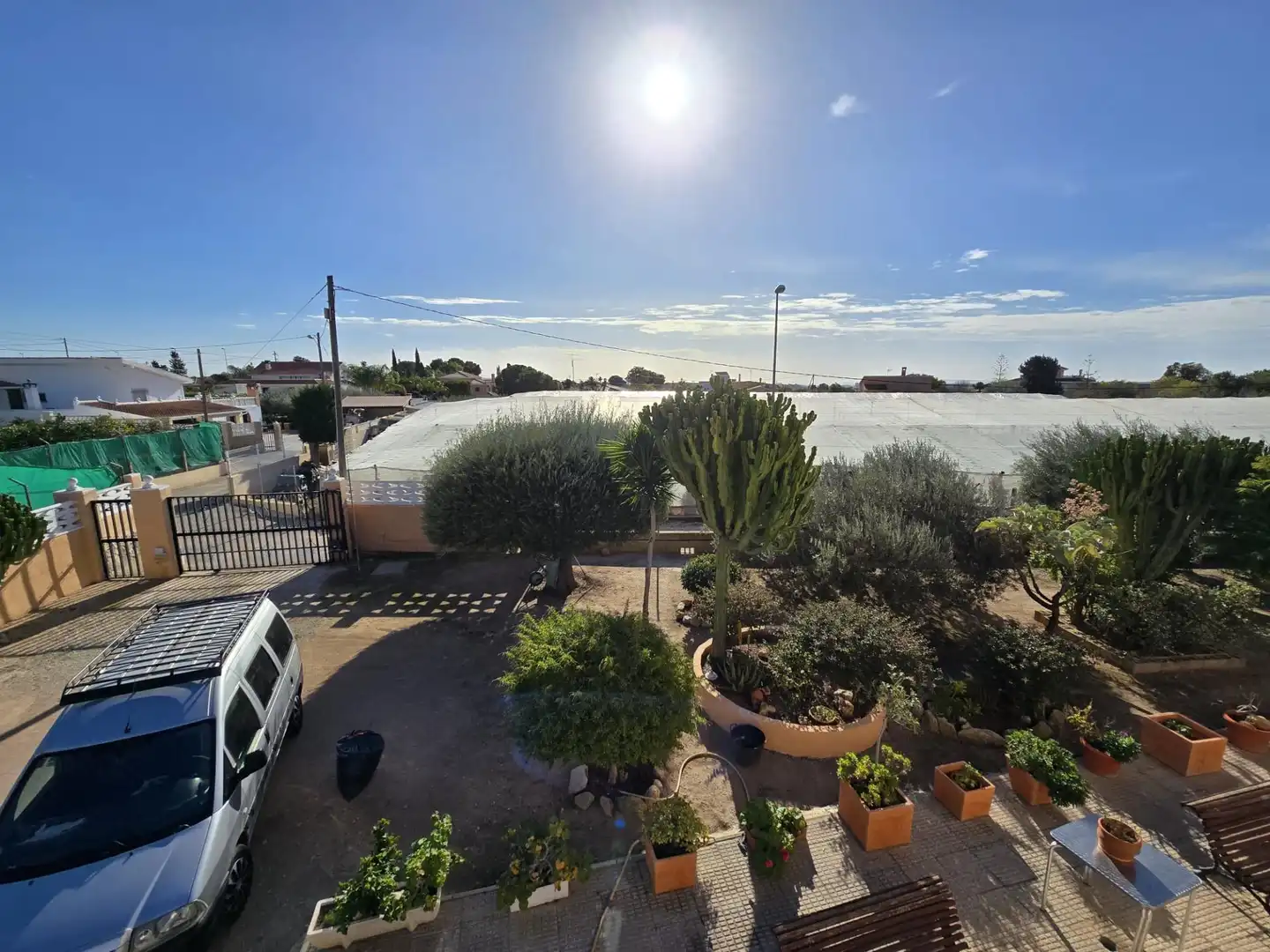 Exterior view of Houses for sale in San Vicente del Raspeig / Sant Vicent del Raspeig  with Air Conditioner, Private garden and Terrace