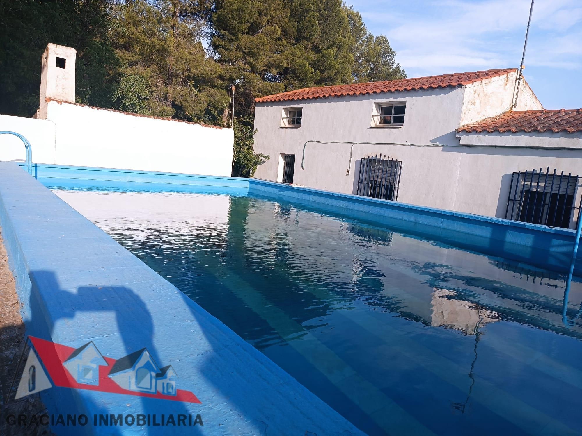 Schwimmbecken von Country house zum verkauf in  Albacete Capital mit Privatgarten, Terrasse und Schwimmbad