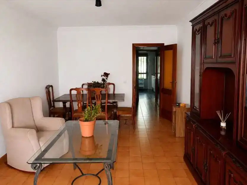 Wohnzimmer von Wohnung zur Miete in Málaga mit Privatgarten und Schwimmbad