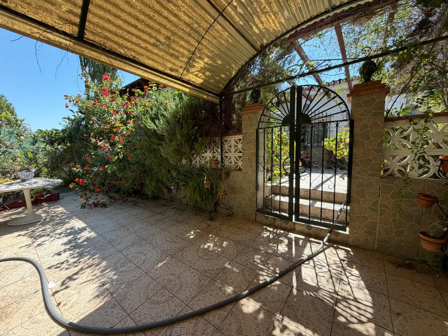 Terrasse von Country house zum Verkauf in Pizarra mit Klimaanlage, Privatgarten und Terrasse