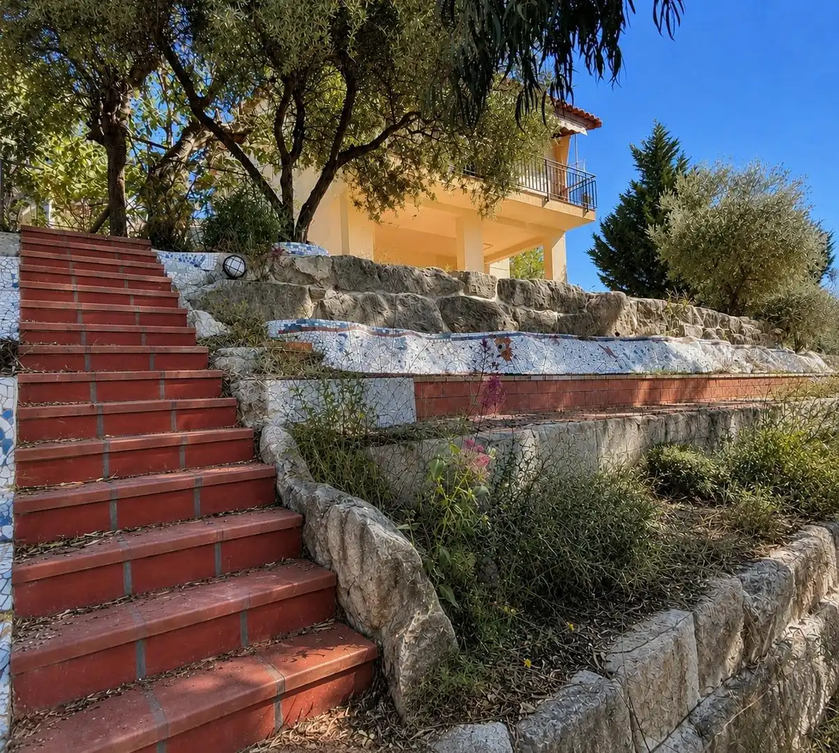Vista exterior de Casa o chalet en venta en Bigues i Riells del Fai con Calefacción, Jardín privado y Terraza