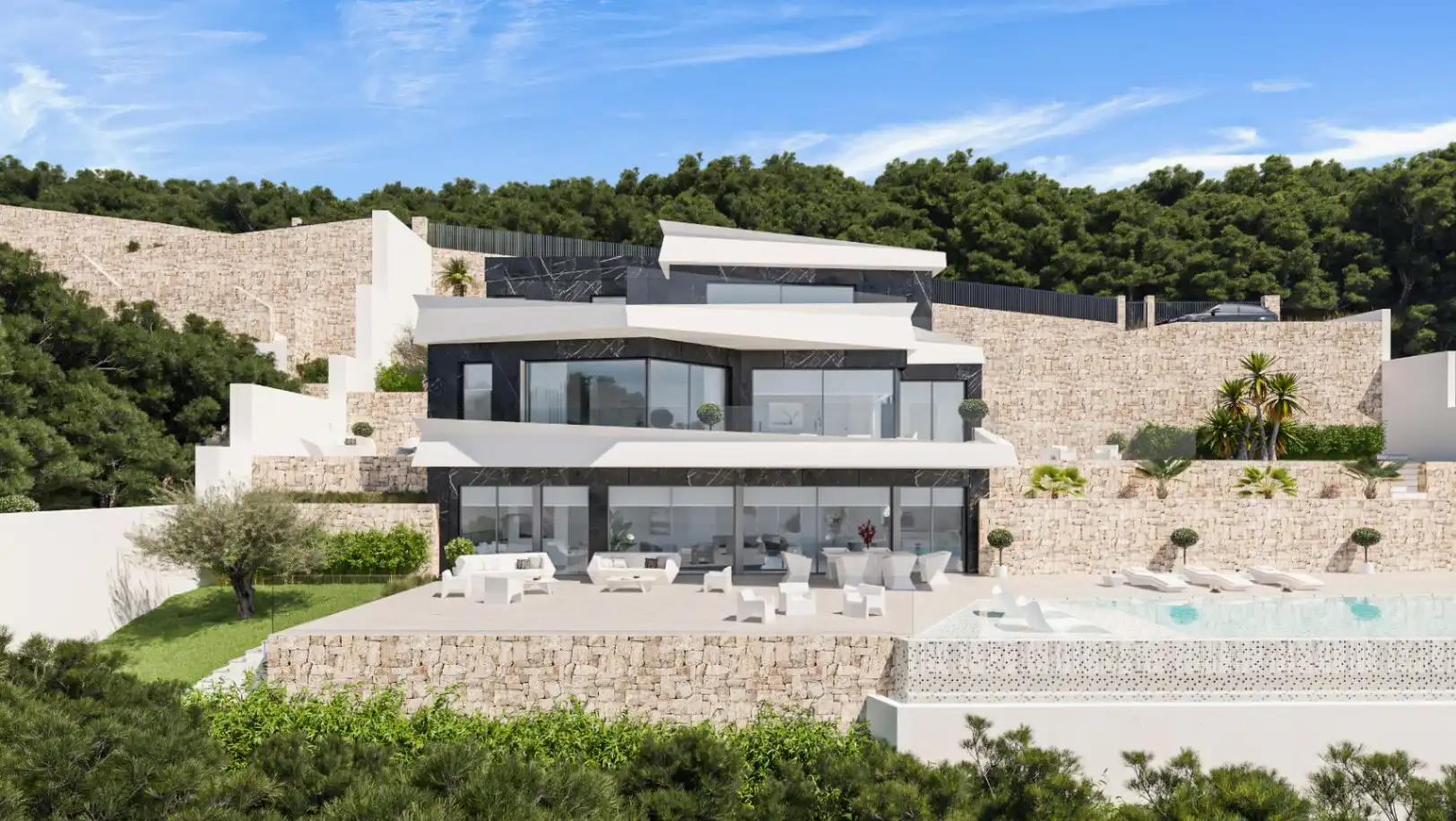 Villa con terrazza in vendita a La Fustera, imagen 2