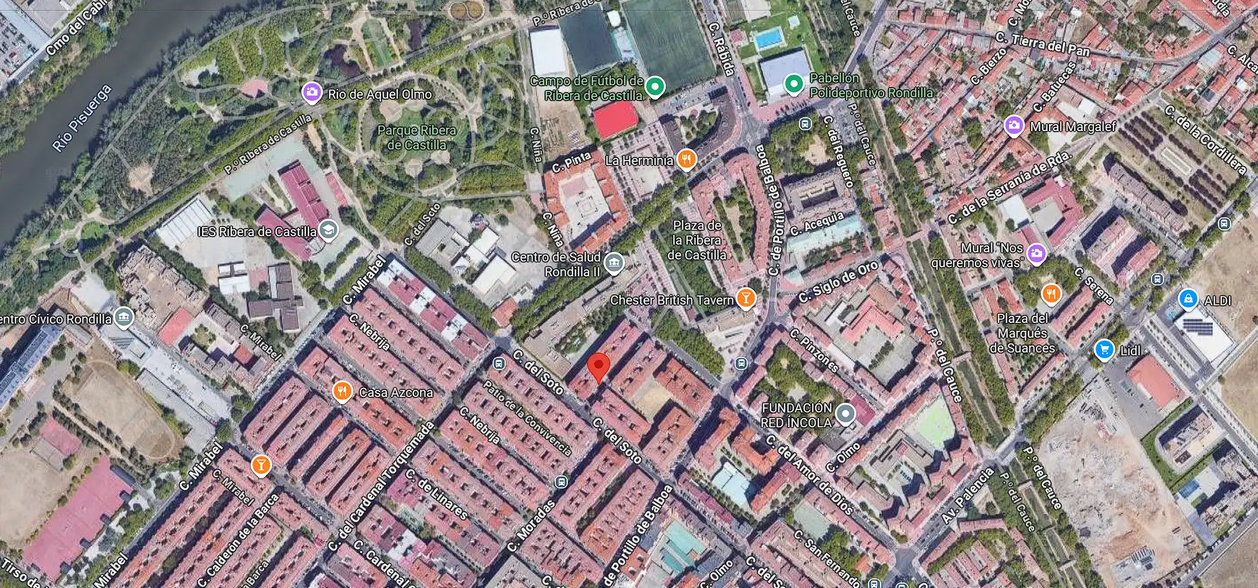 Vista exterior de Pis en venda en Valladolid
