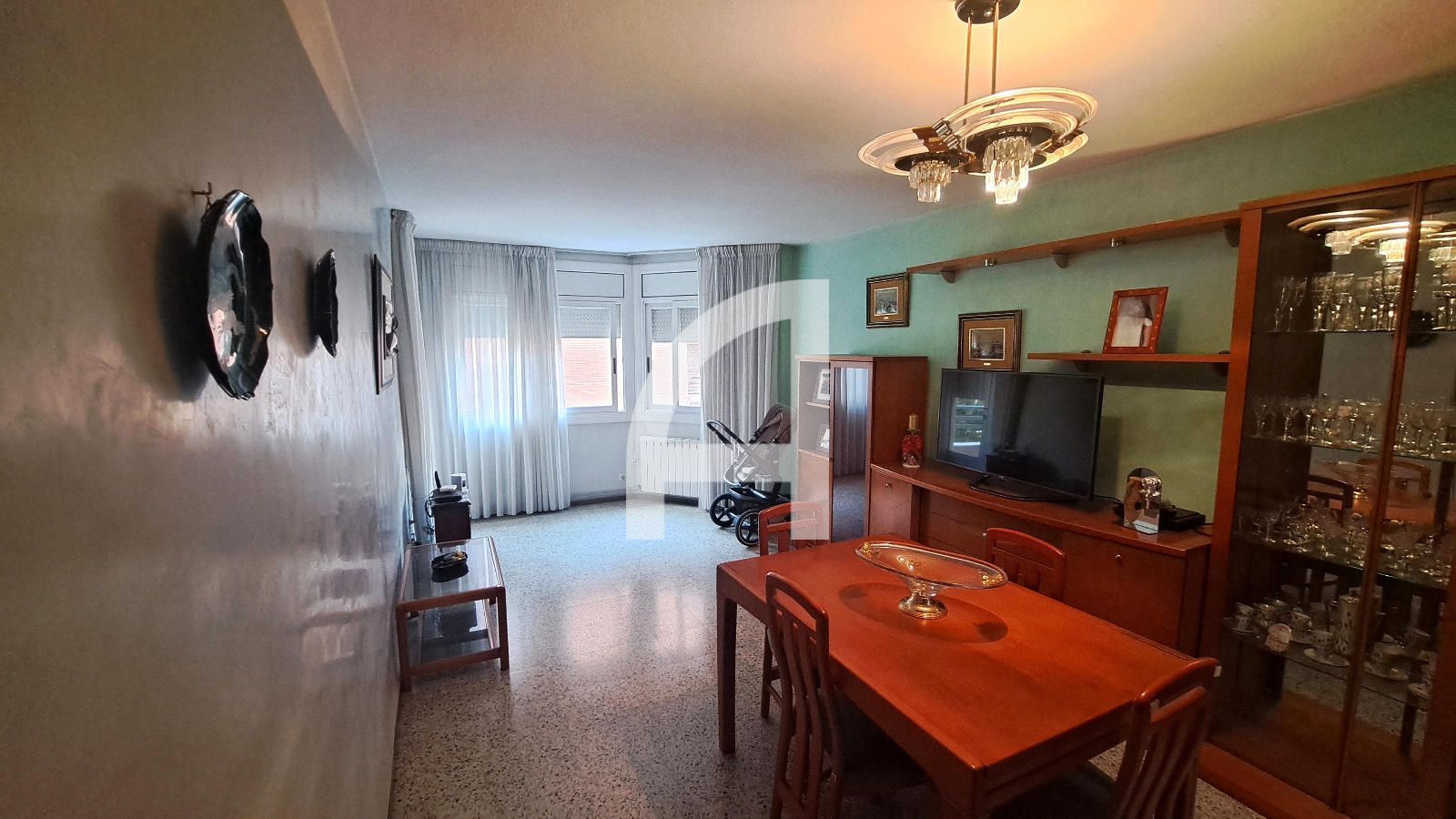 Living room of Flat for sale in Terrassa  with Heating, Terrace and Balcony