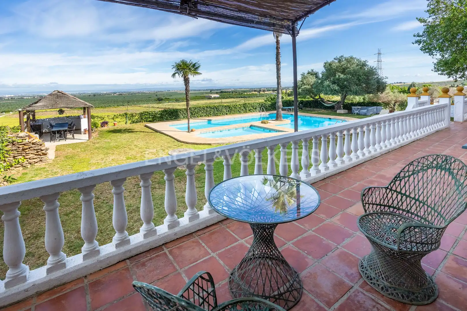 Jardí de Finca rústica en venda en Alcalá de Guadaira amb Calefacció, Jardí privat i Terrassa