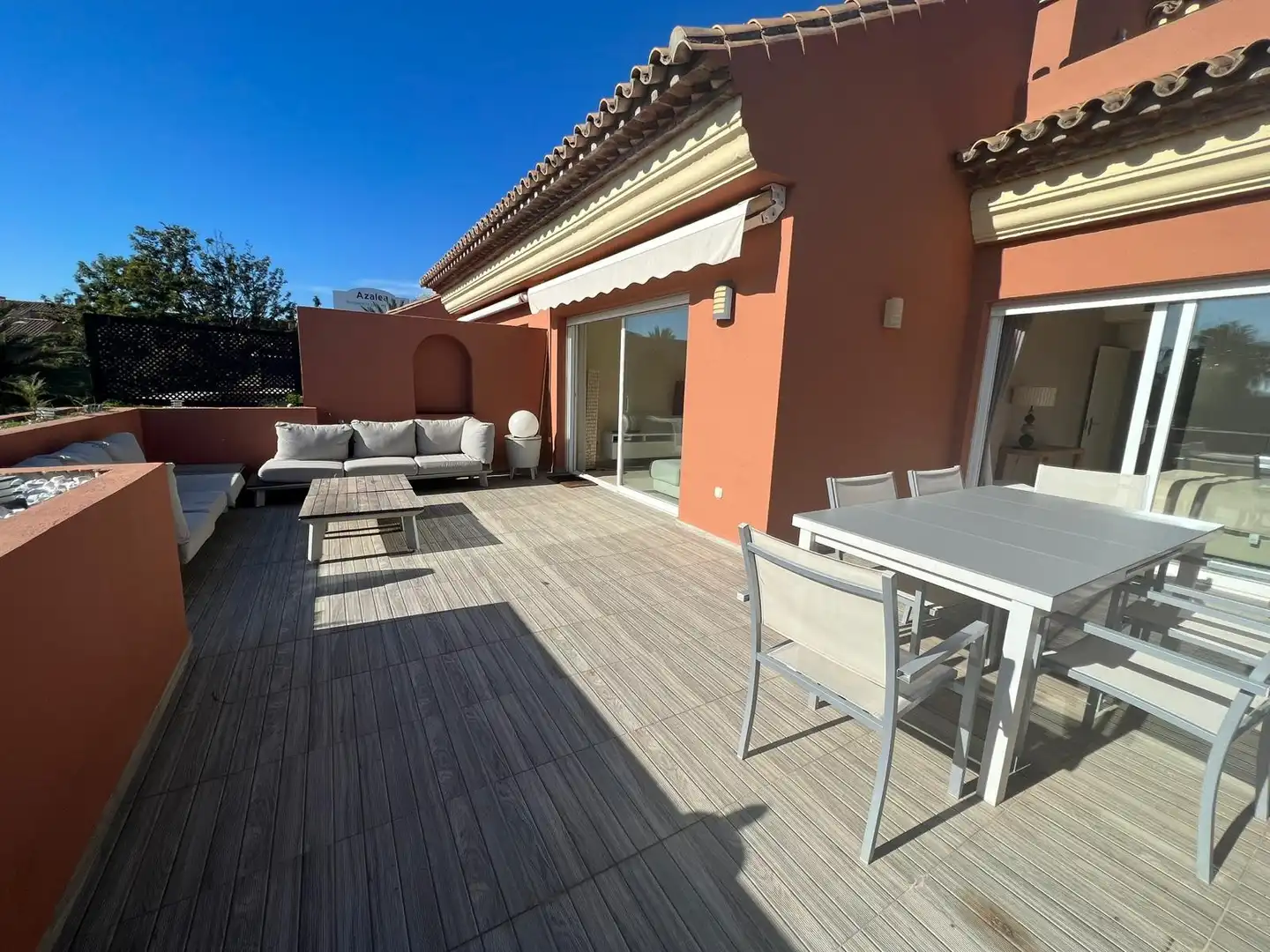 Terrace of Attic for rent in Marbella  with Air Conditioner, Terrace and Swimming Pool