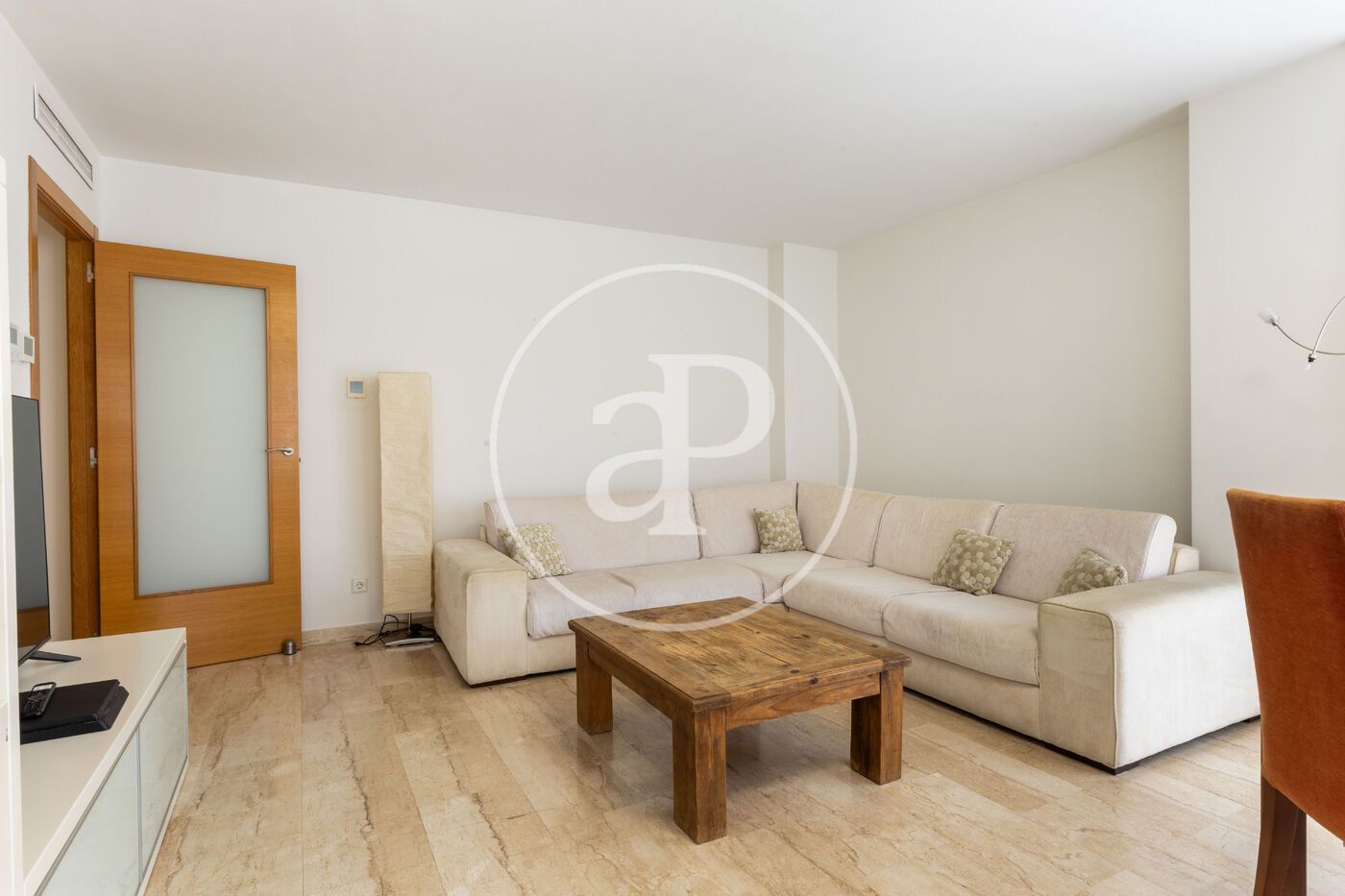 Living room of Flat for sale in Sueca  with Air Conditioner, Heating and Furnished