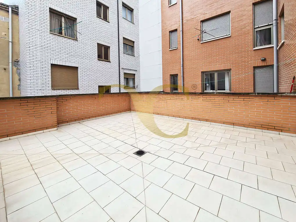 Terrace of Flat for sale in Gijón   with Heating, Terrace and Furnished