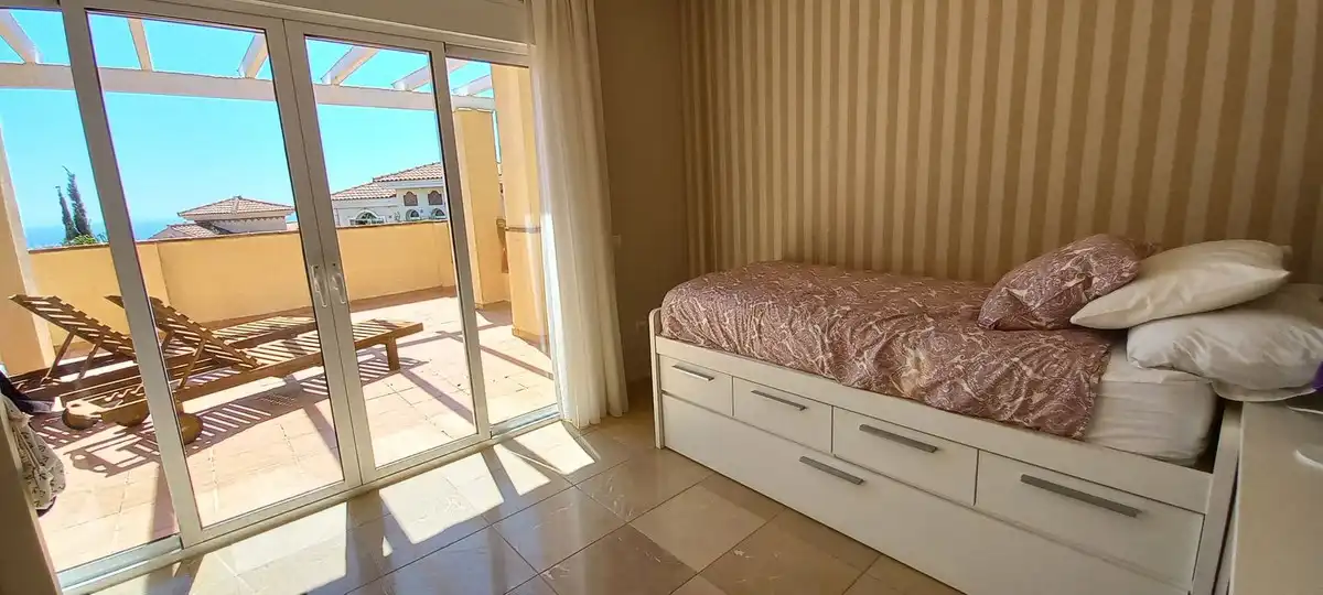 Bedroom of Houses for sale in Mijas  with Air Conditioner, Heating and Private garden