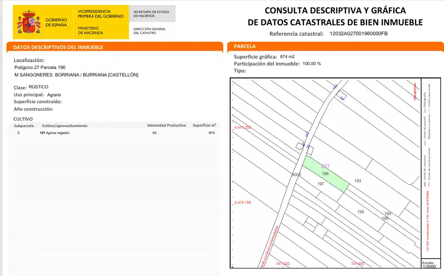 Rustikales Grundstück zum Verkauf in Piscinas, imagen 4
