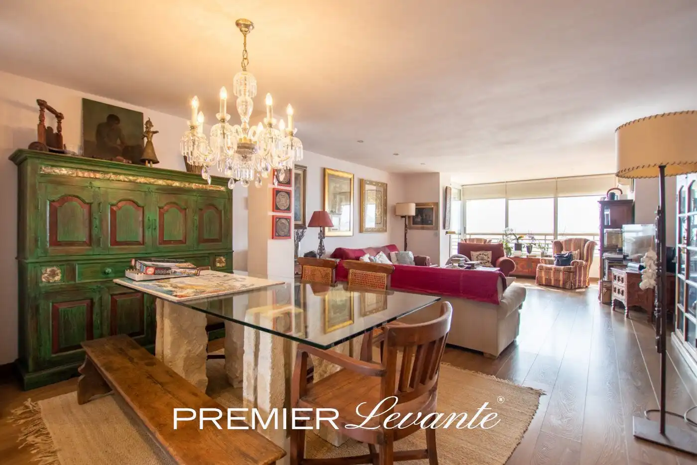 Comedor de Piso en venta en Alicante / Alacant con Aire acondicionado, Calefacción y Jardín privado