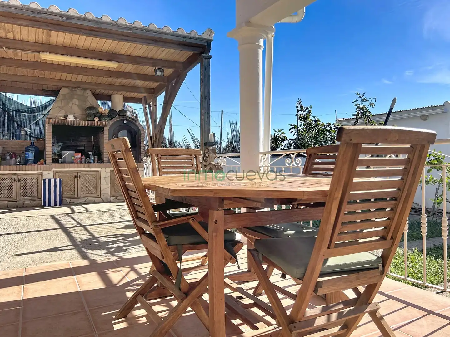 Terrassa de Finca rústica en venda en Cuevas del Almanzora amb Aire condicionat, Jardí privat i Terrassa